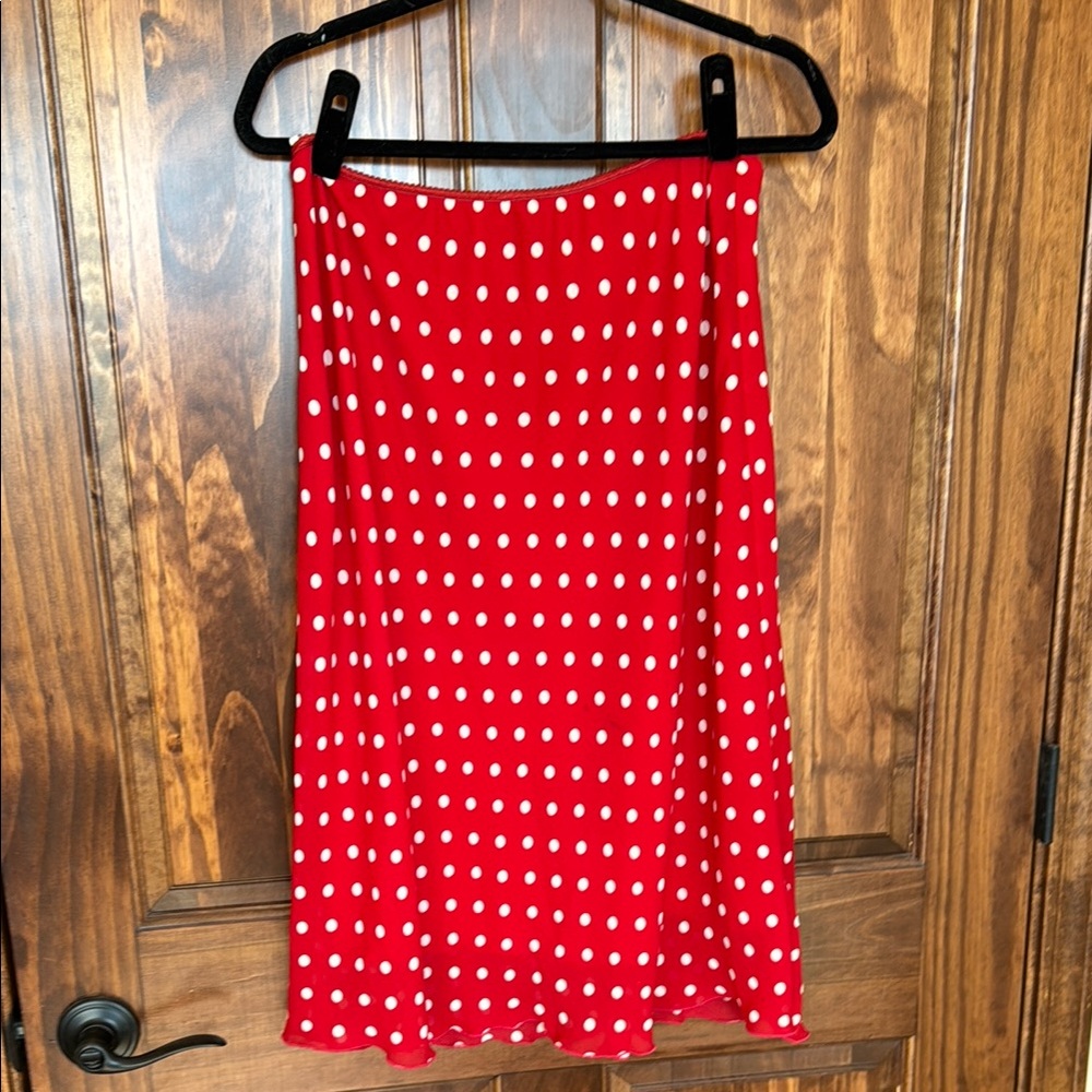 Red Polka Dot Skirt